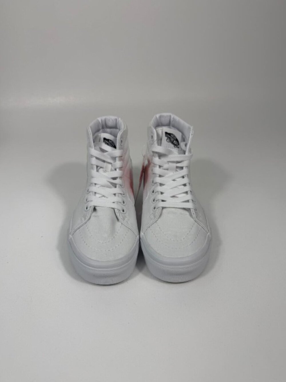 Vans Sk8-Hi Stacked Canvas Women's Size 5.5 Platform True White Sneaker Shoe - Picture 2 of 4